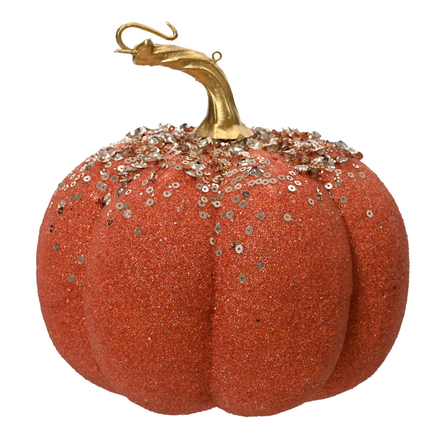 Pumpkin foam beads spiced pumpkin - L.10.5cm x W.10.5cm x H.12cm