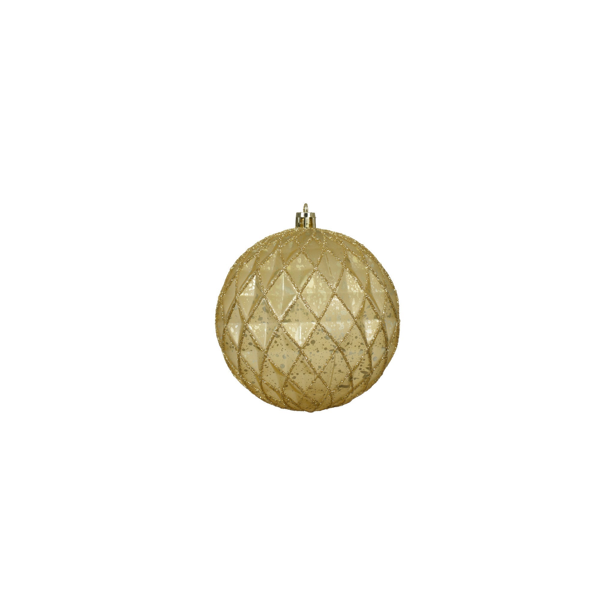 Bauble shatterproof antique - antique gold