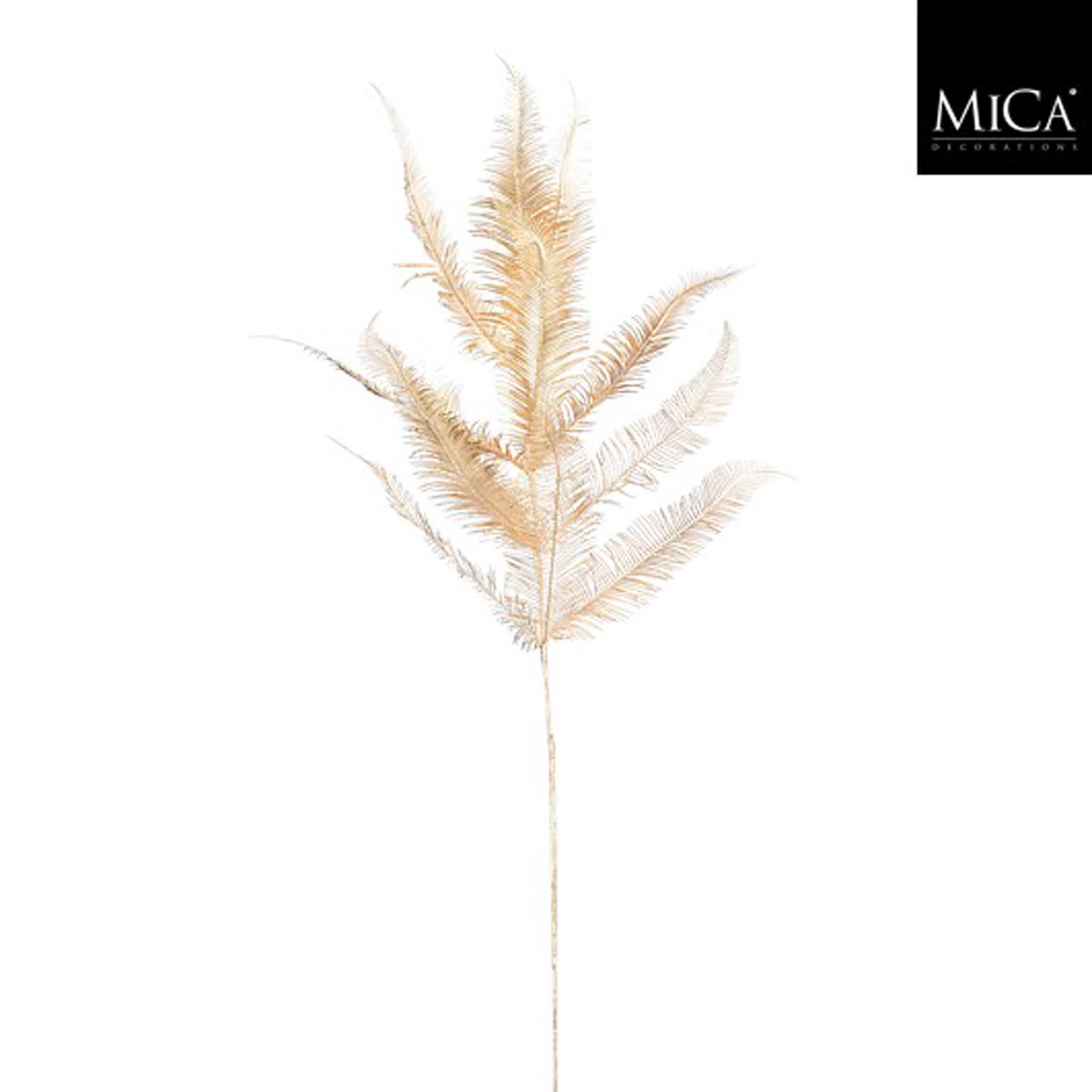 Palm leaf gold metallic - l110cm