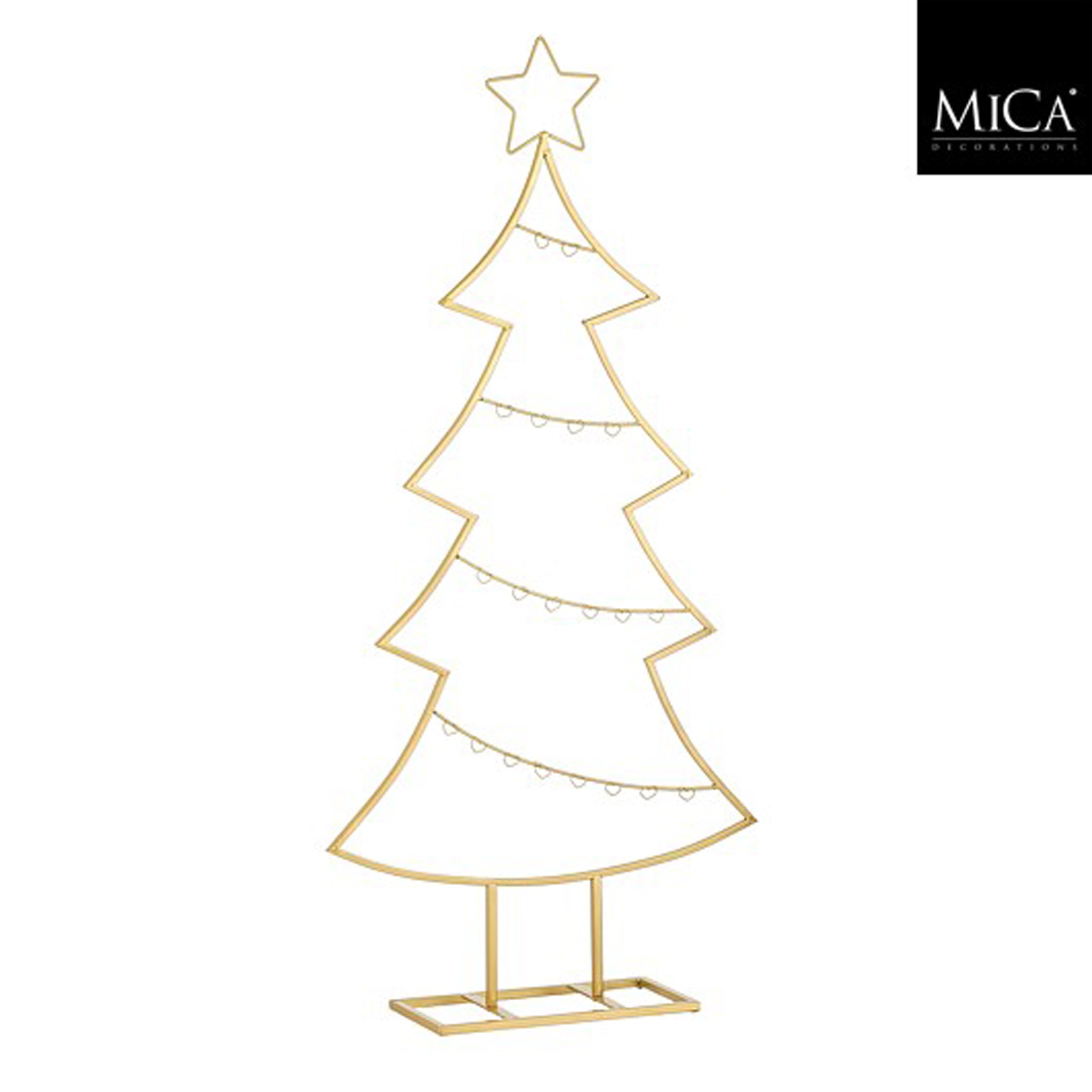 Decoration tree gold - l50xw15xh105cm
