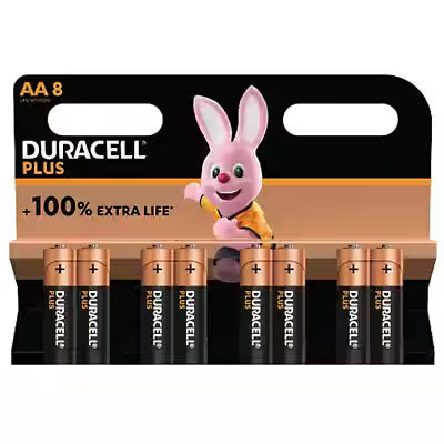 Duracell plus power AA 8pk - 5009372