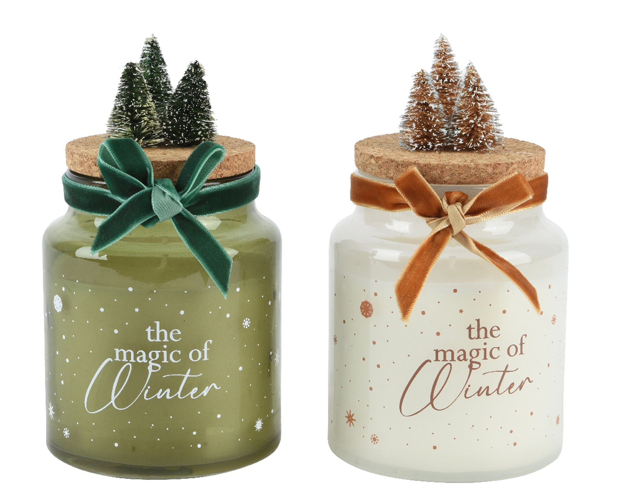 Candle paraffin polyester velvet bow, pe tree 2col ass - assorted