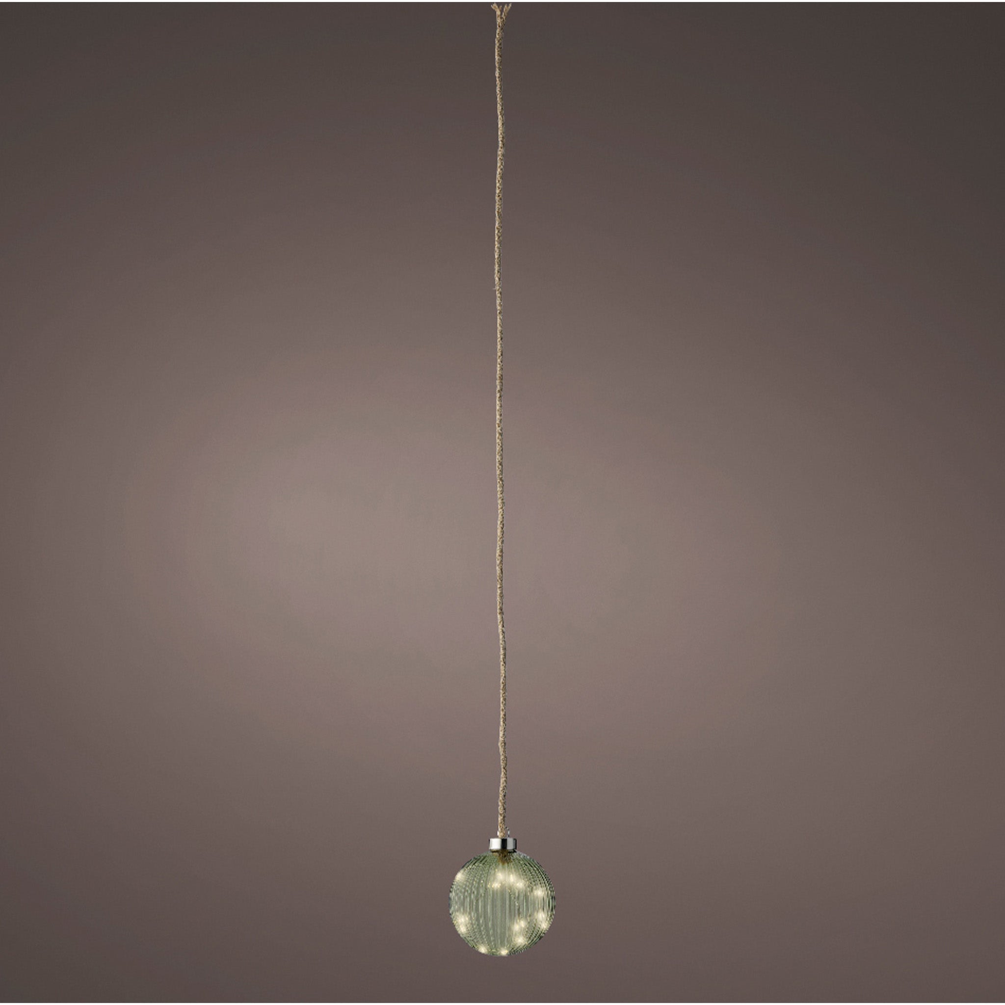 Micro LED ball steady BO indoor  green/warm white - dia10cm