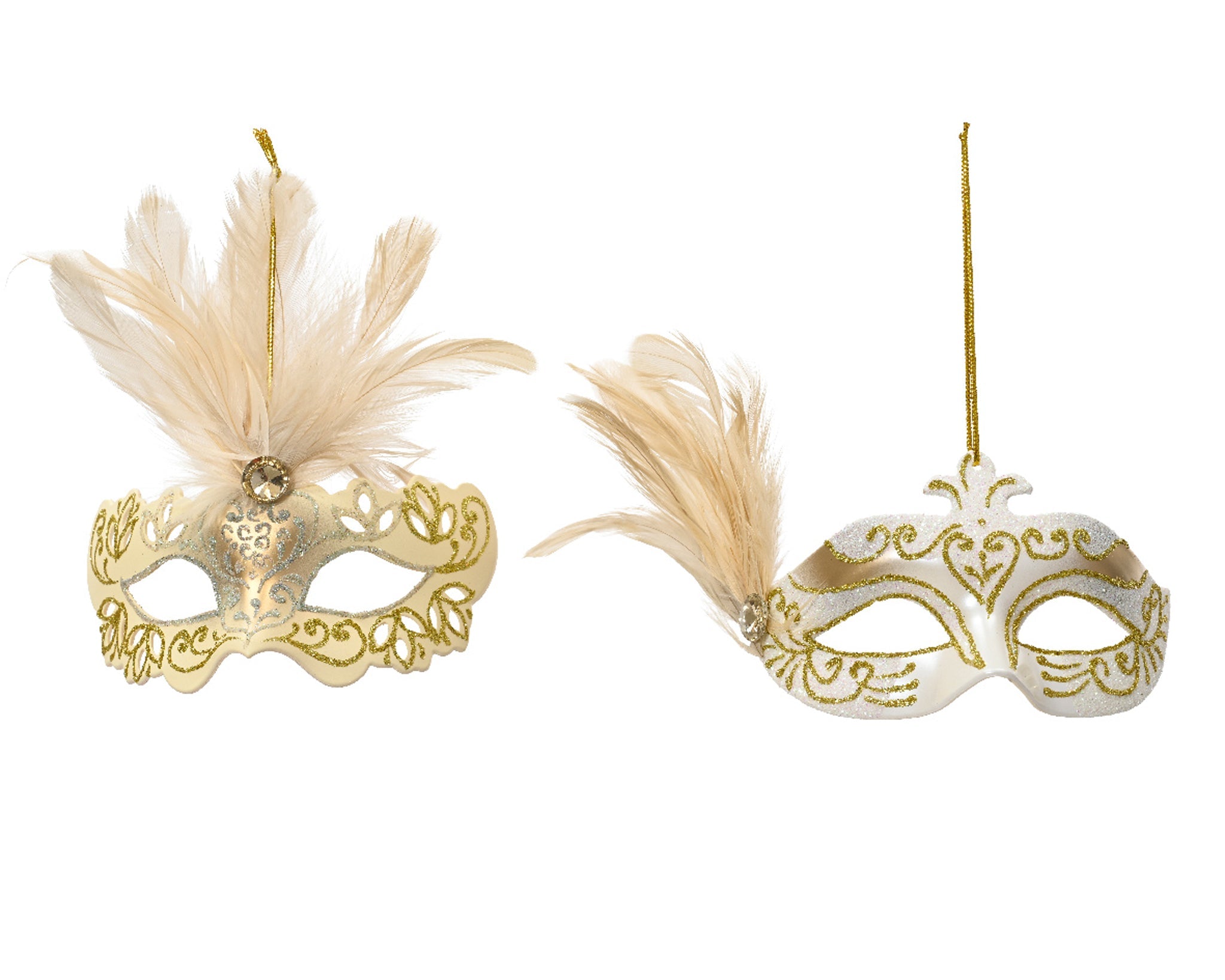 Mask polypropylene with feather 2ass - assorted