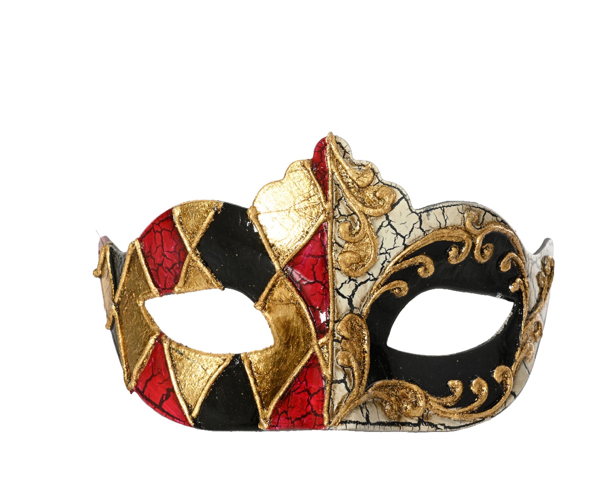 Mask polypropylene - red/gold