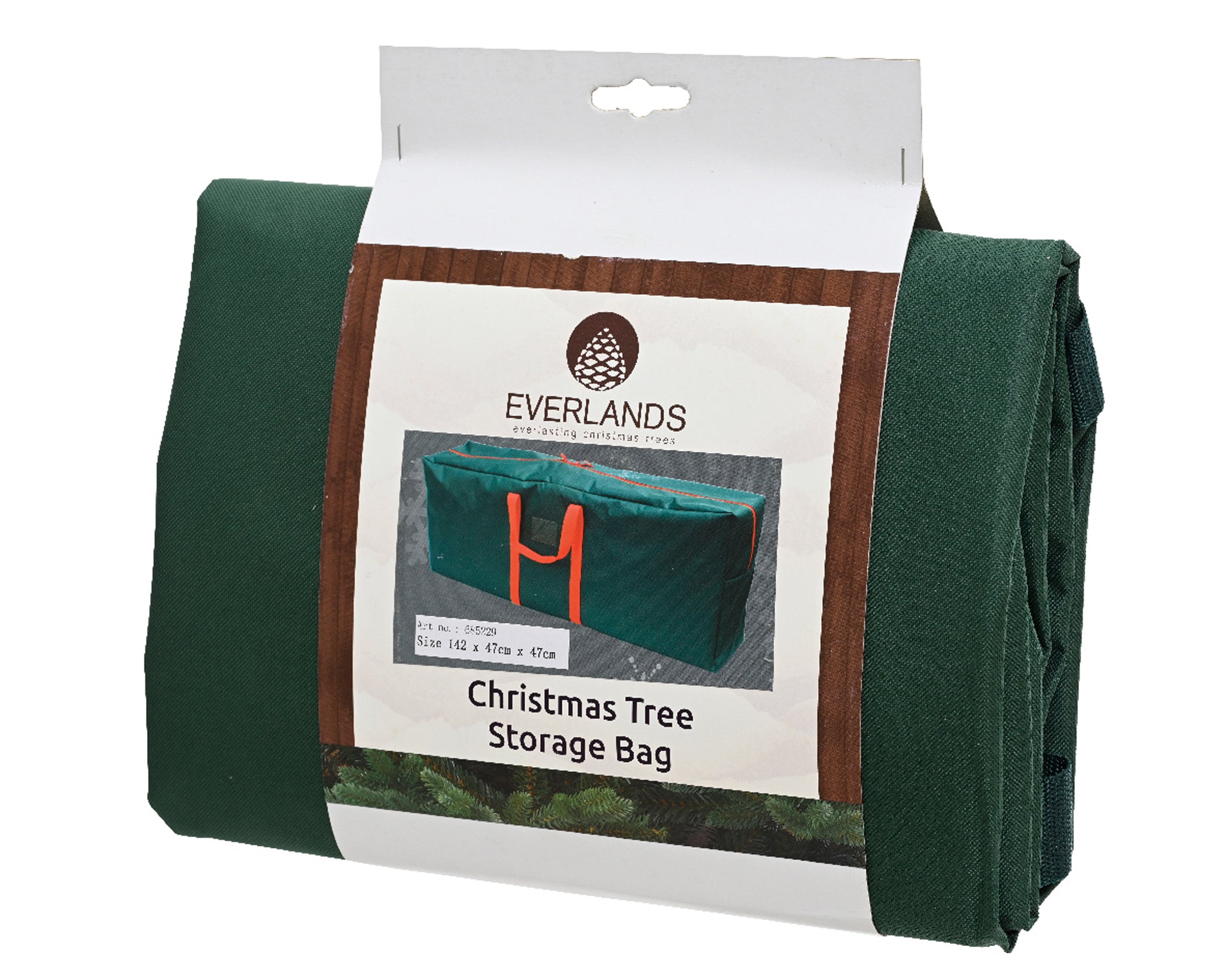 Storage bag polyester - green L.142cm x W.47cm x H.47cm