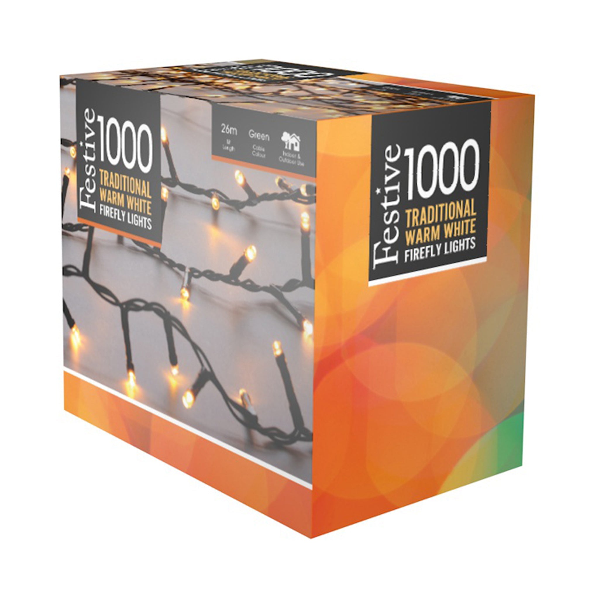 1000 firefly lights - traditional warm white