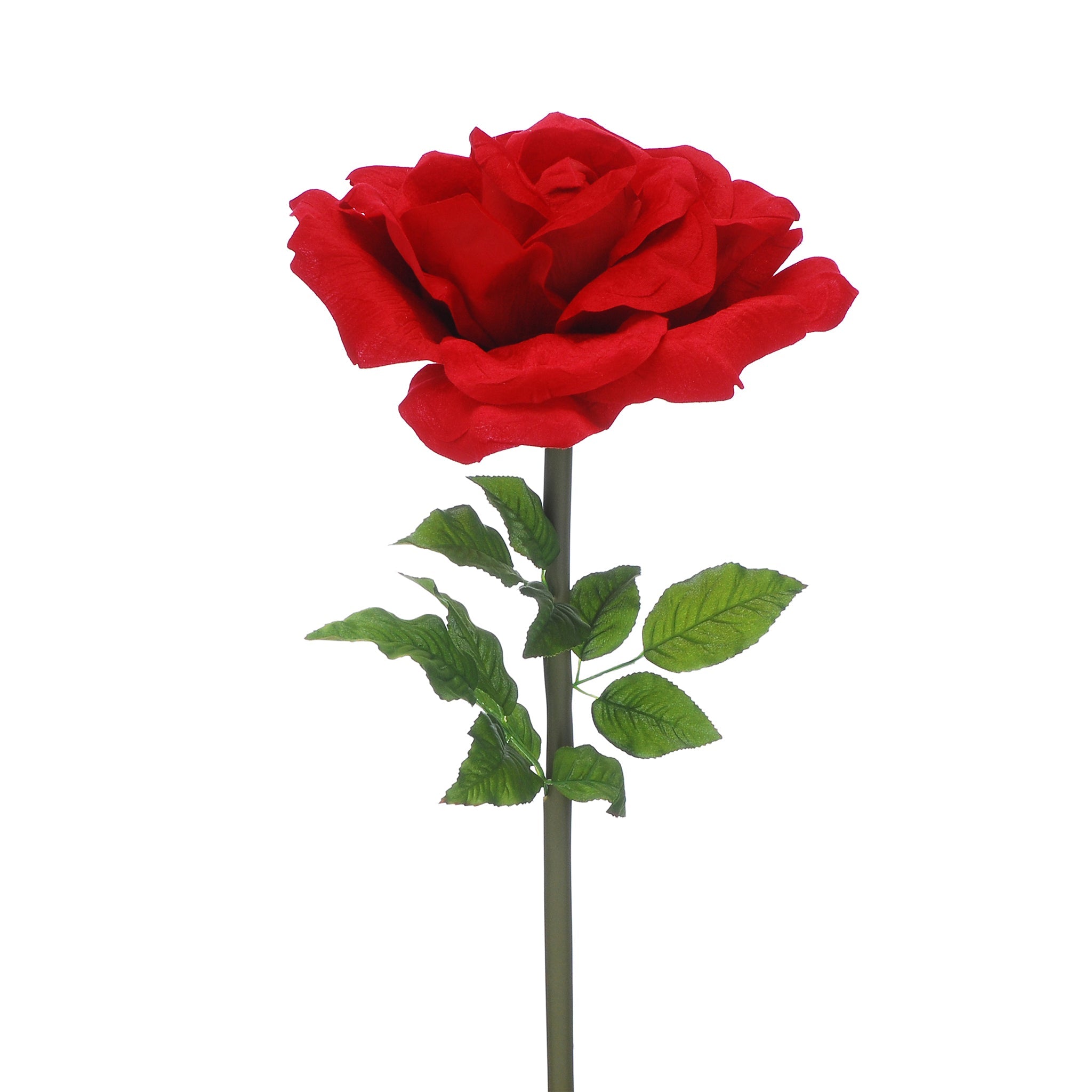 116cm red velvet rose stem