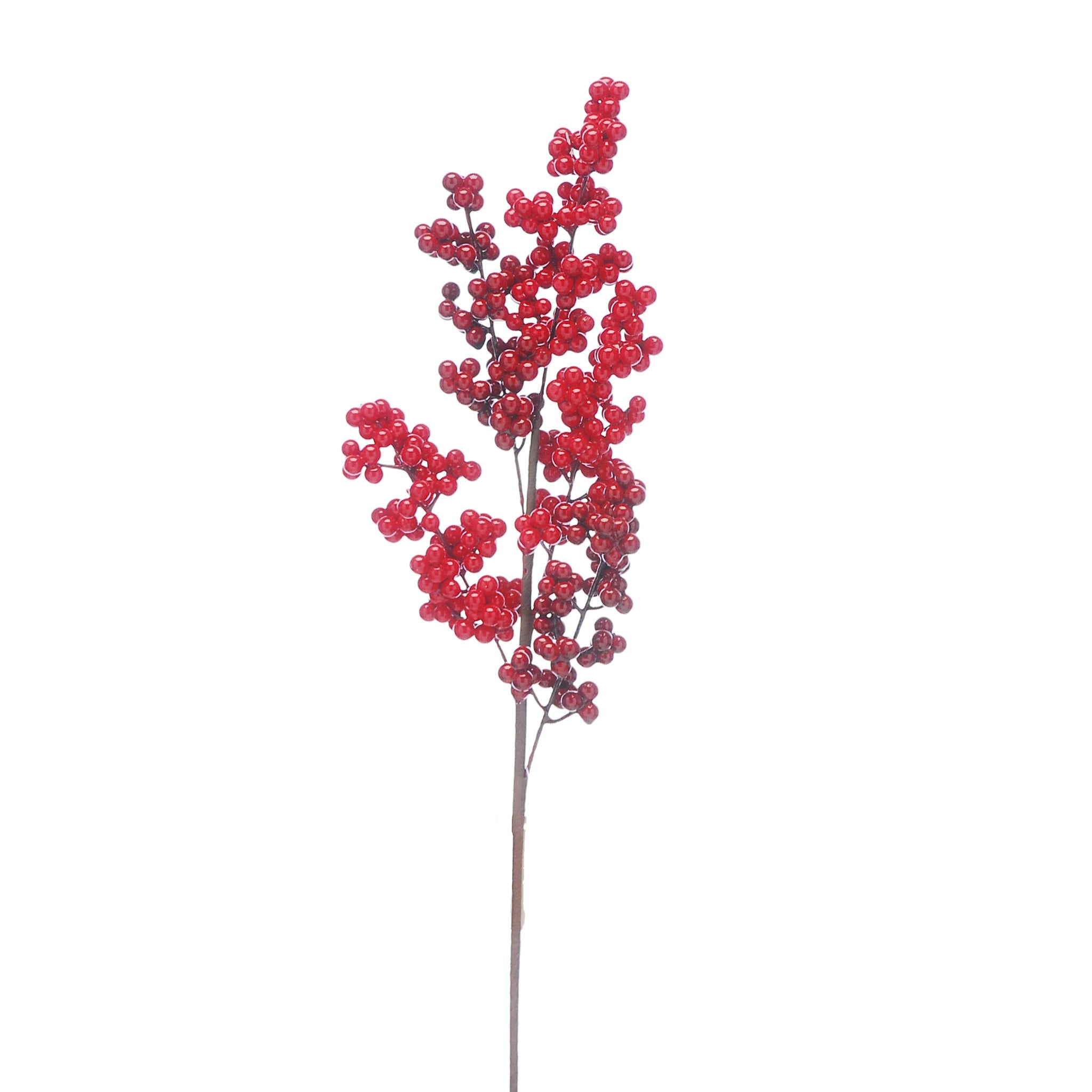 60cm red and dark red berry pick