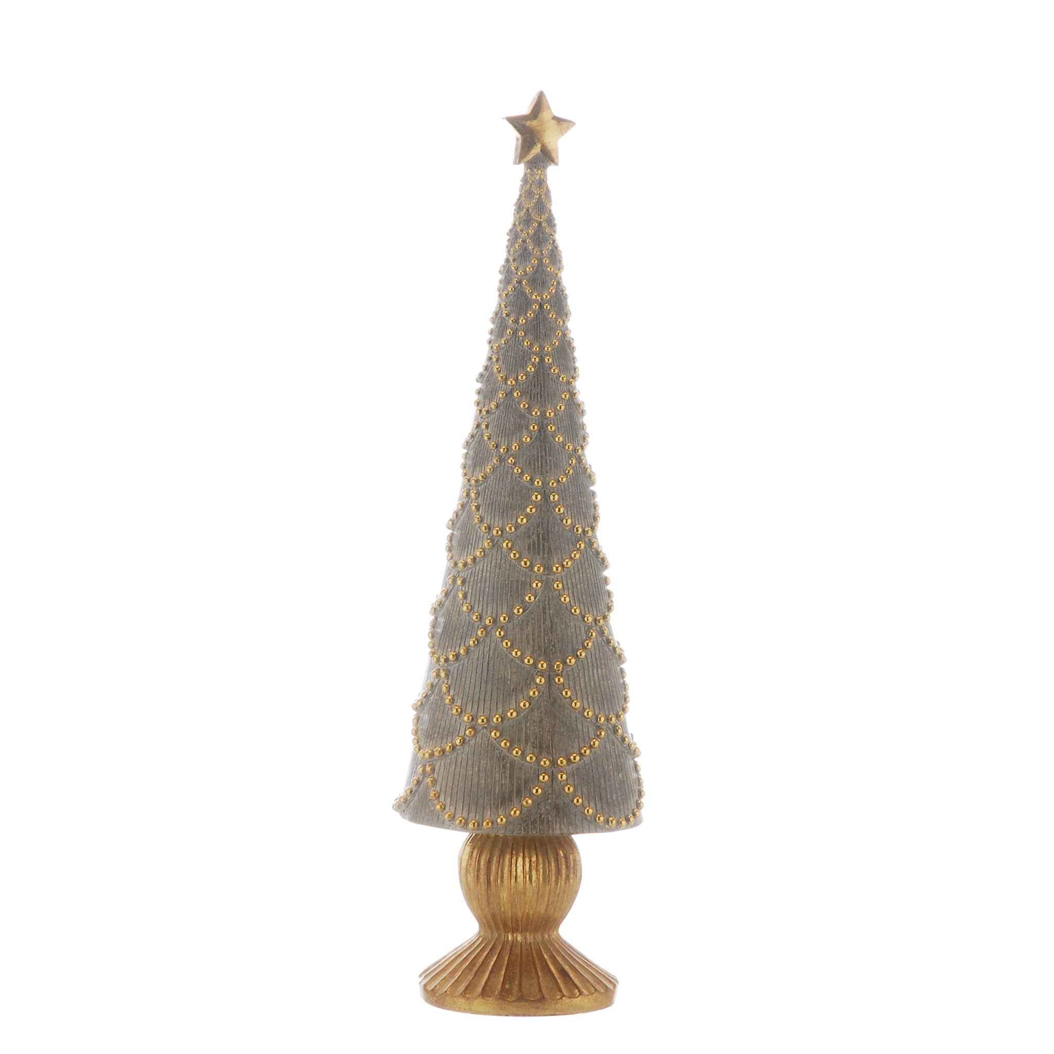 44cm gold design swag tree decoration