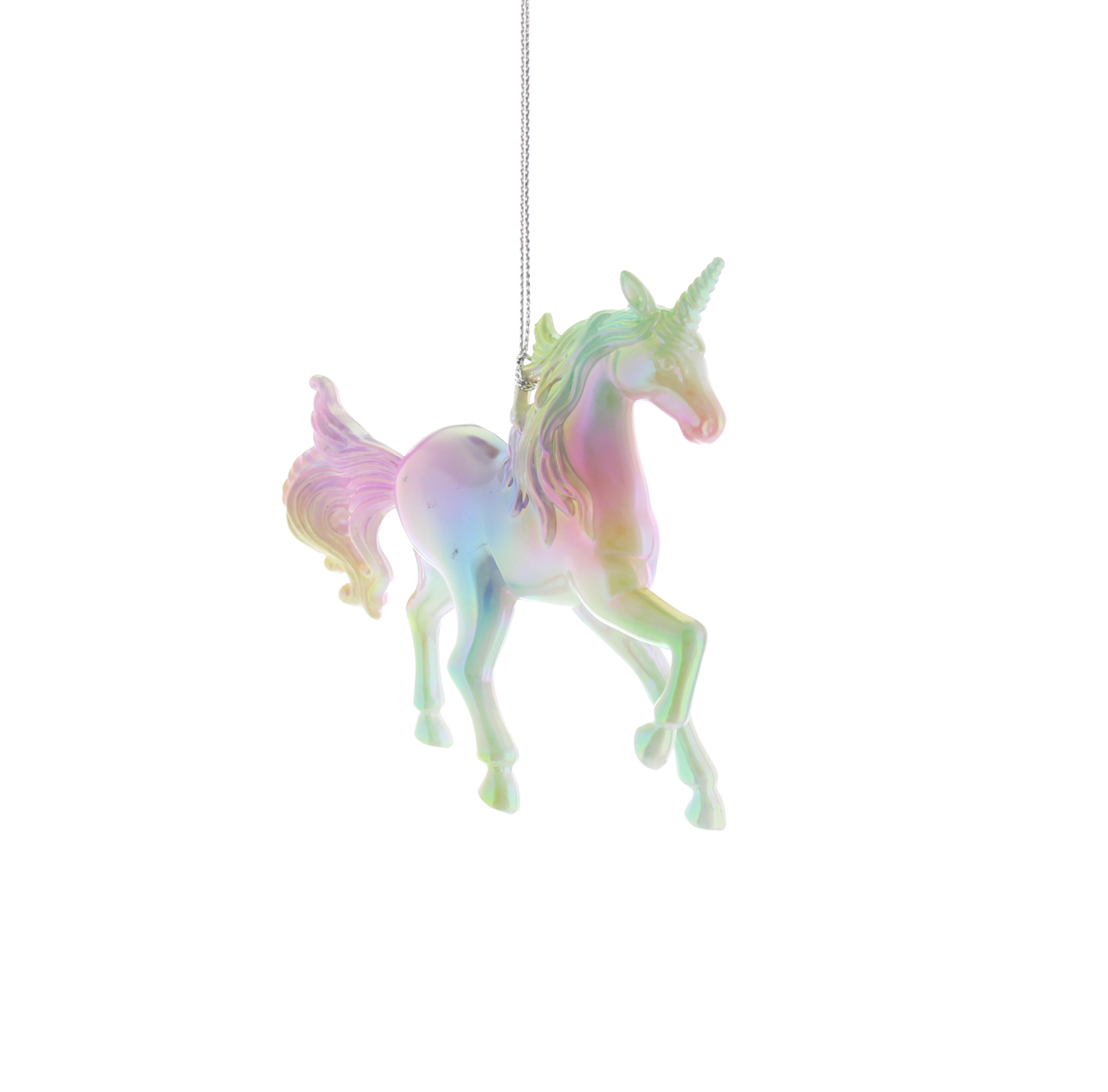 11cm rainbow unicorn hanging decoration