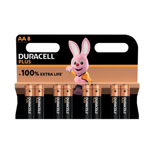 Duracell plus power AA 8pk special offer