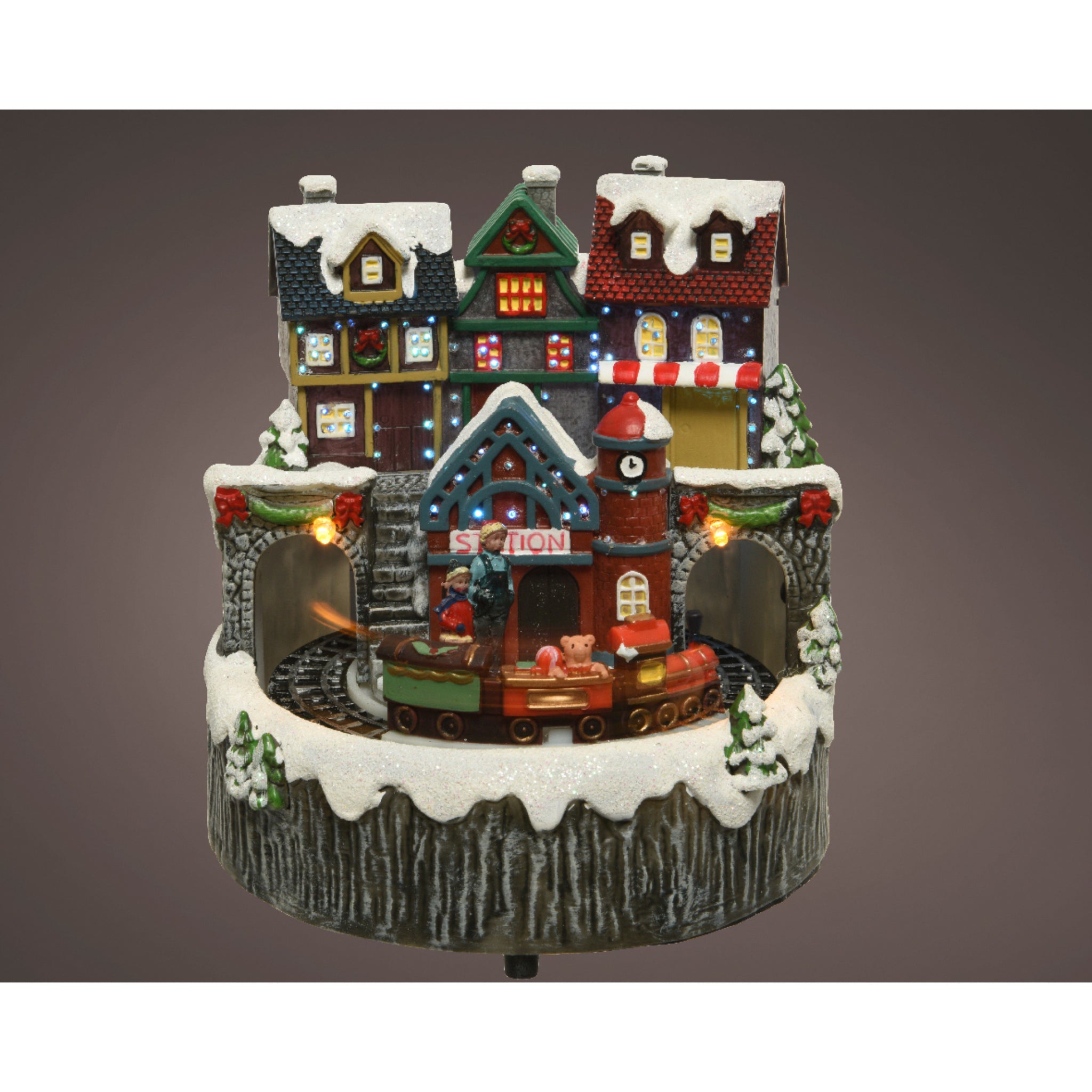 LED scenery plastic steady BO indoor - colours/multi