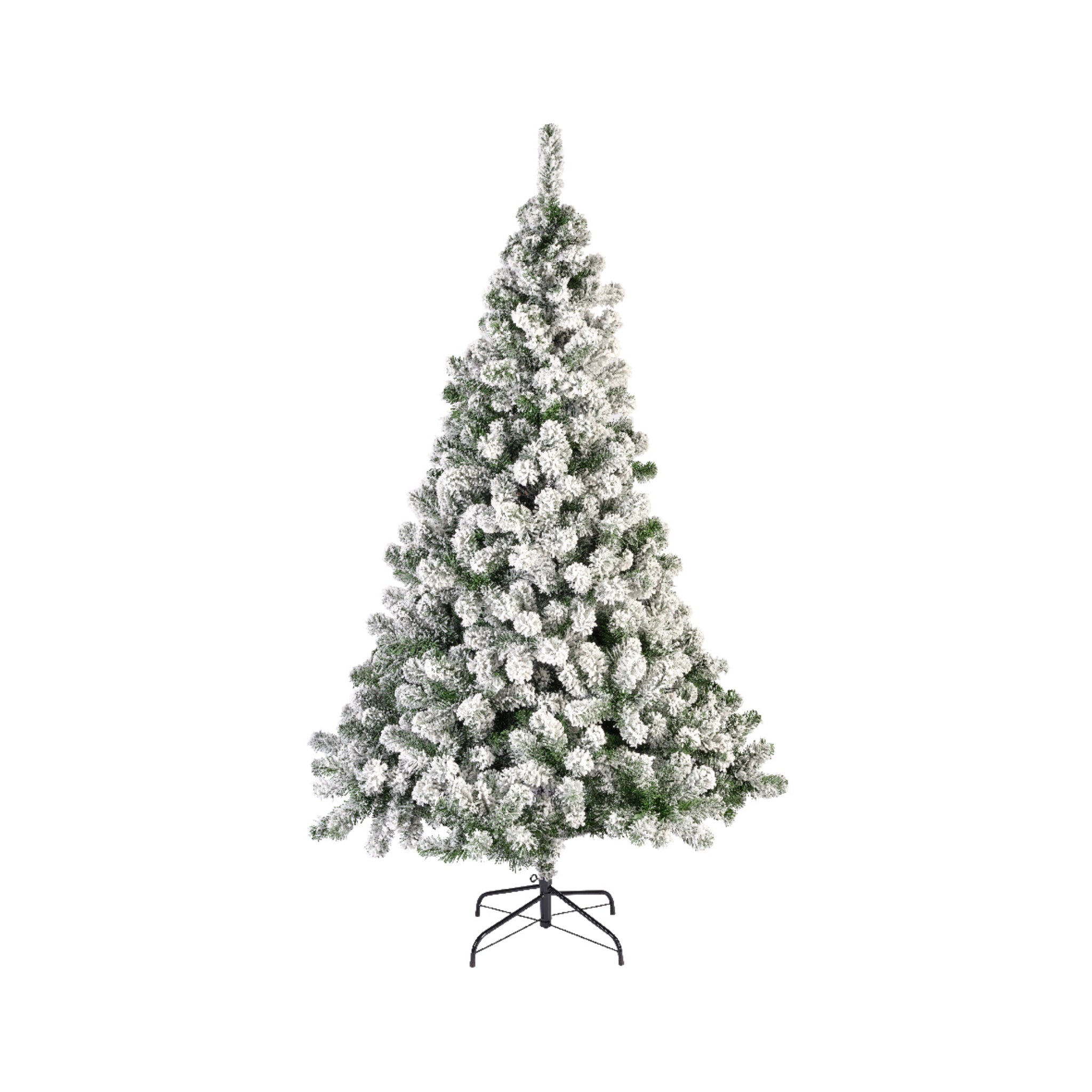 7ft Imperial pine snowy  green/white - dia137cm x H.210cm